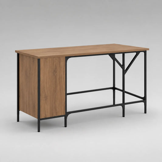 Schreibtisch MDF Metallgestell 120x60x75cm
