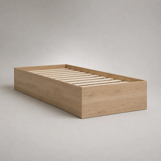 Holzbettgestell Eiche 200x90cm Natur