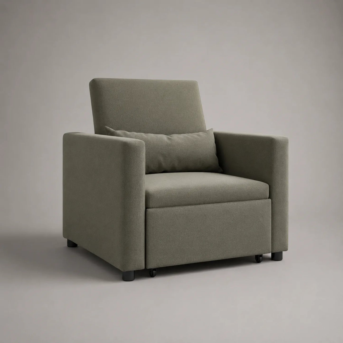 Stoffsessel Olivgrün 90cm x 85cm x 90cm